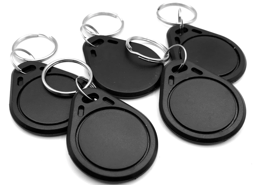 Black Key Fobs 32 x 40mm Mifare 1K Generic (13.56Khz)